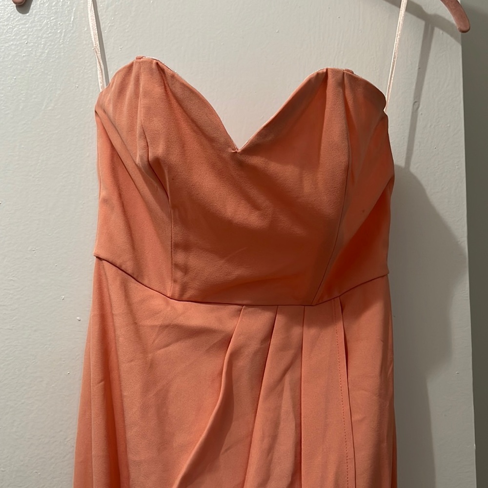 Showpo sleeveless, heart line, high-low dress